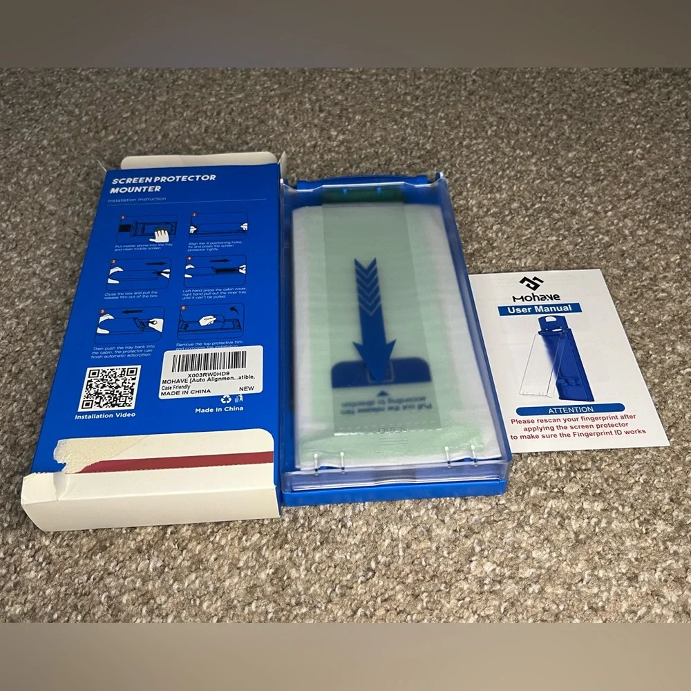 Mohave Samsung Galaxy S24 Ultra Screen Protectors with Easy-Install Box Unused